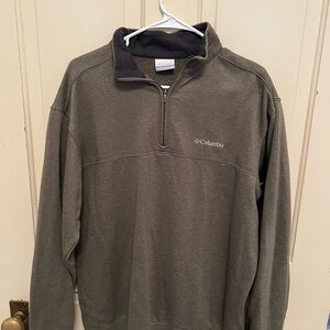 Columbia Charcoal Quarter-Zip Fleece